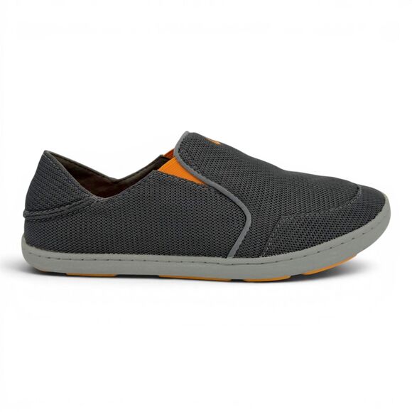 OluKai Men\'s Nohea Mesh Slip On Shoe Dark Shadow Gray Size 9 main image 4